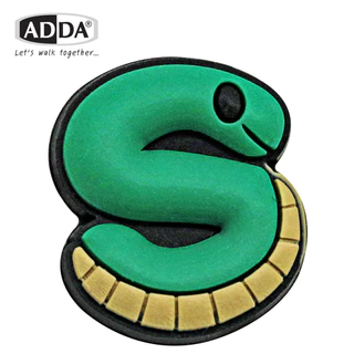 ADDA ตัวติดรองเท้า ลายการ์ตูน ตัวอักษรภาษาอังกฤษ A-Z รุ่น JB00A-Z