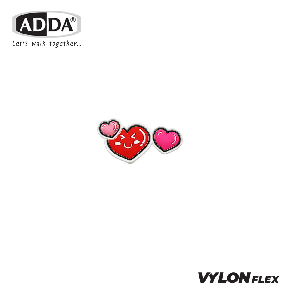 ADDA ตัวติดรองเท้า Valentine's SET 5 PCS  รุ่น JB012W1
