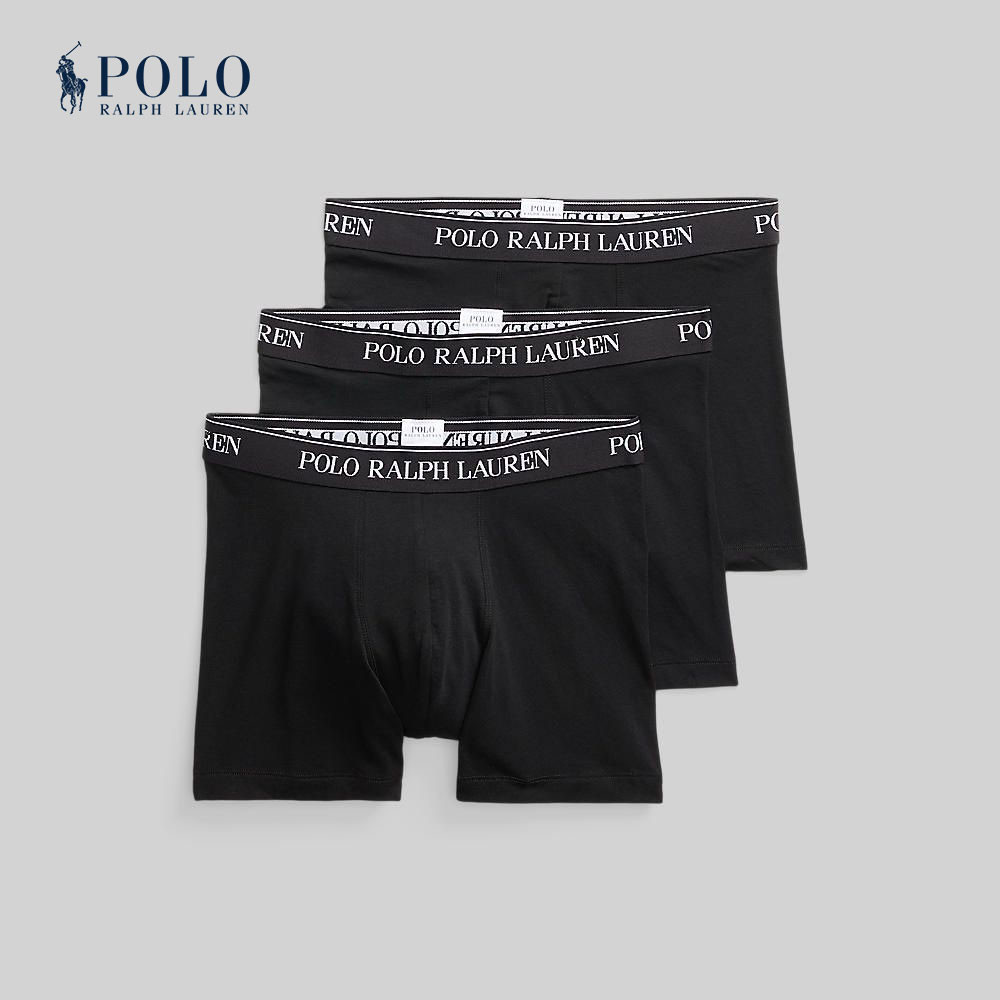 Polo Ralph Lauren Underwear Stretch Cotton BoxerBrief 3-Pack กางเกงชั้นใน Boxer Briefs รุ่น MAPOUND0