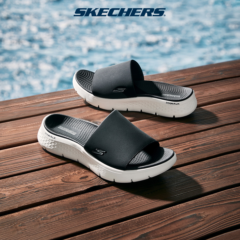 Skechers สเก็ตเชอร์ส รองเท้าแตะผู้ชาย Men On-The-GO GOwalk Flex Omura Walking Sl