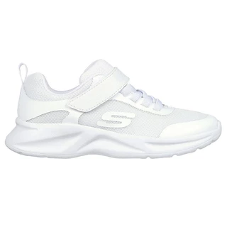 Skechers สเก็ตเชอร์ส รองเท้านักเรียนเด็กผู้หญิง Girls Dynamatic Dynamatic Shoes - 303552L-WHT (latest) (BTS)
