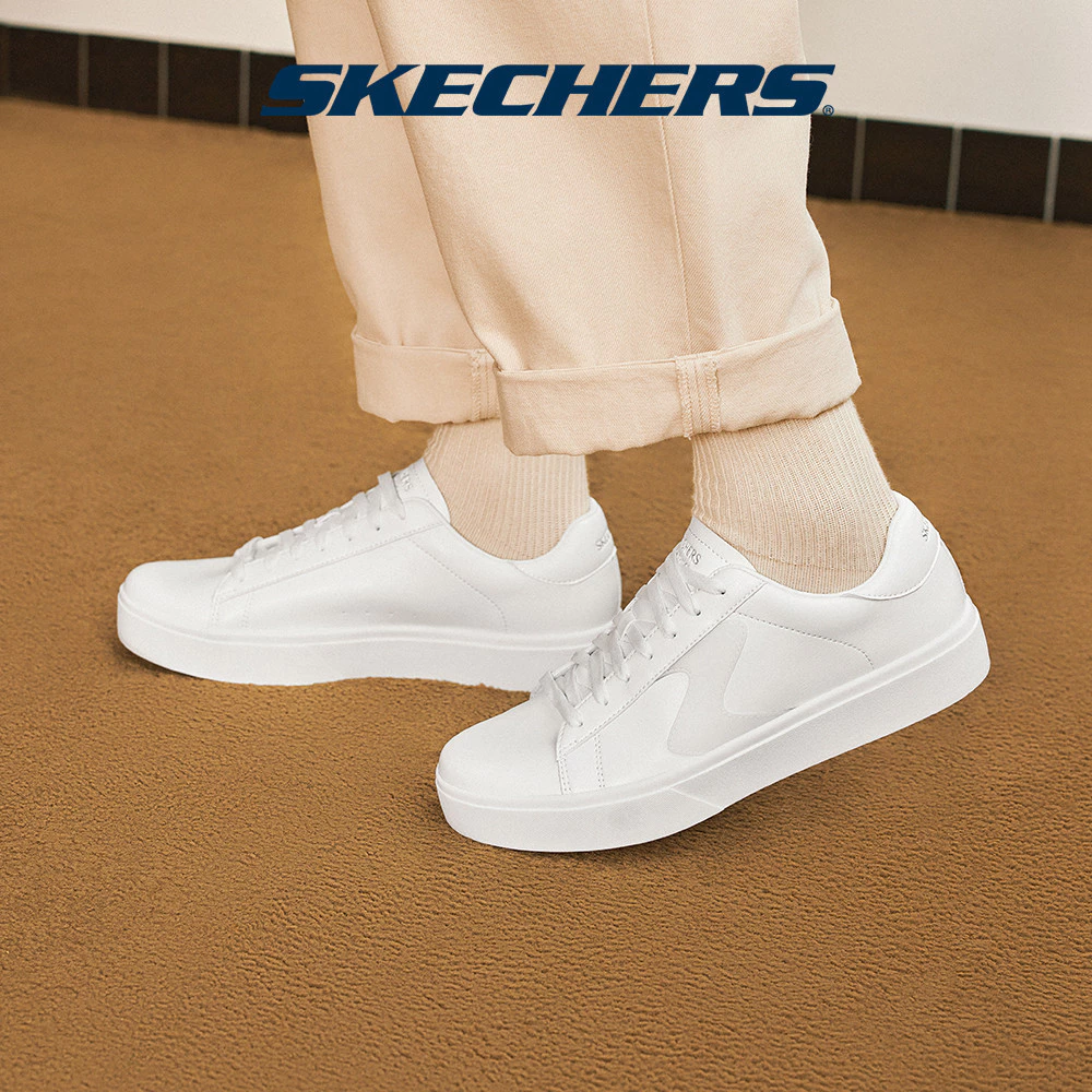 Skechers สเก็ตเชอร์ส รองเท้าลำลองผู้ชาย Men Sport Eden LX Remembrance Casual Shoes - 232865-WHT Air-Cooled Memory Foam