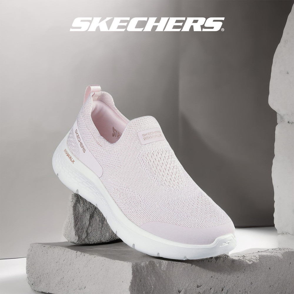 Skechers สเก็ตเชอร์ส รองเท้าผู้หญิง Women GOwalk Flex GOwalk Shoes - 124840-LTPK - Air-Cooled Goga Mat