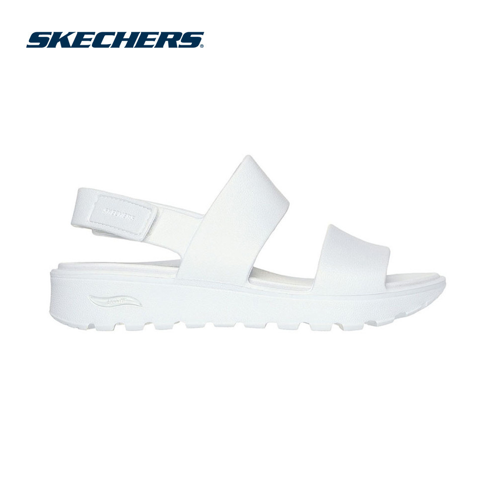 Skechers สเก็ตเชอร์ส รองเท้าแตะผู้หญิง Women Arch Fit Footsteps Foamies Shoes – 111380-WHT
