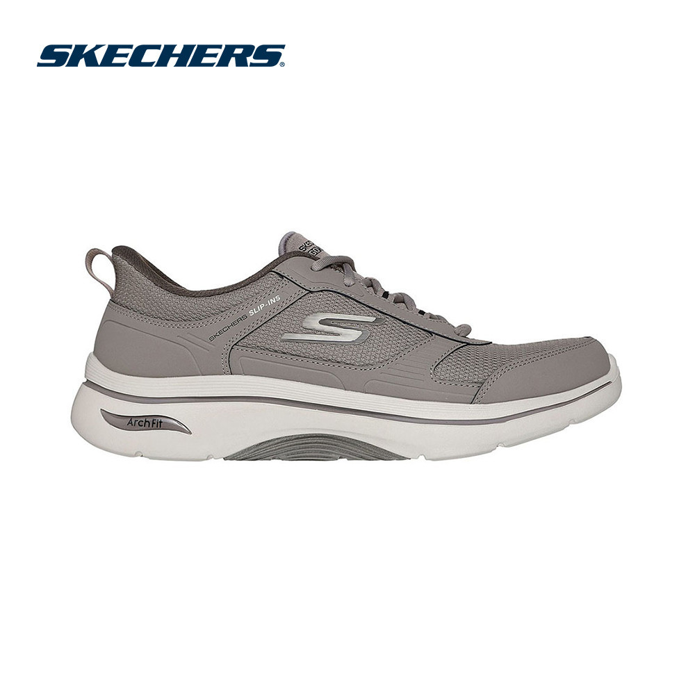 Skechers สเก็ตเชอร์ส รองเท้าผู้ชาย Men Slip-ins GOwalk Arch Fit 2.0 Seared Walking Shoes - 216650-KH