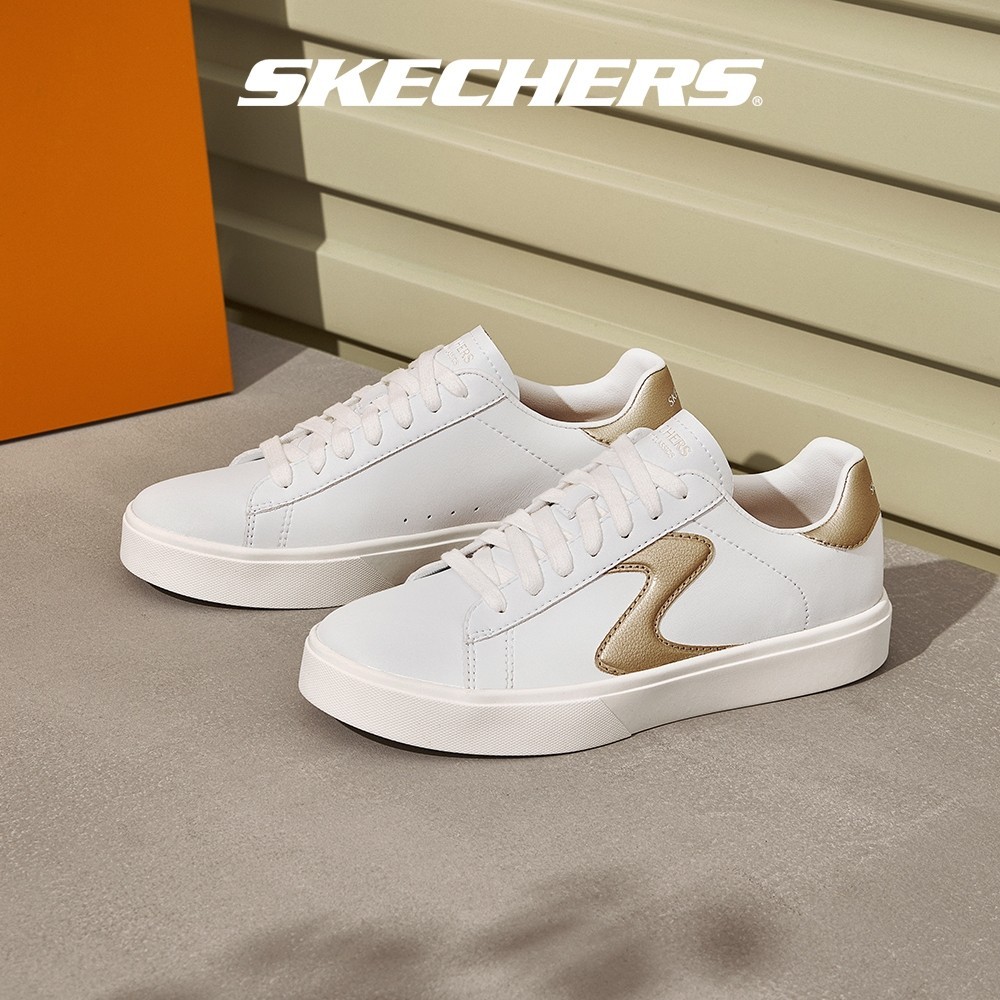 Skechers สเก็ตเชอร์ส รองเท้าผู้หญิง Women Court Classics Eden LX Beaming Glory Shoes - 185016-WTGD