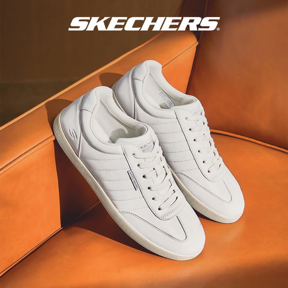 Skechers สเก็ตเชอร์ส รองเท้าผู้ชาย Men SKECHERS USA Street Wear Placer Crandon Shoes - 210742-WHT Ai
