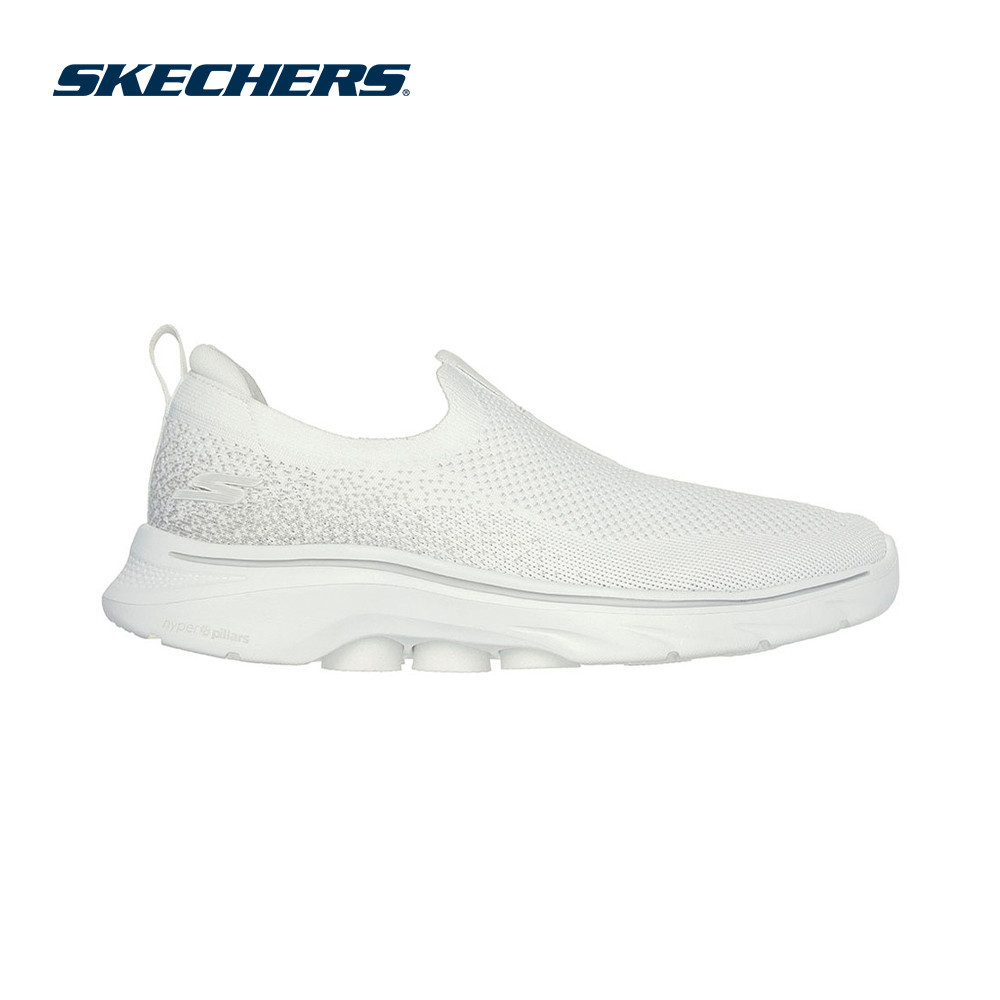 Skechers สเก็ตเชอร์ส รองเท้าผู้ชาย Men GOwalk 7 Walking Shoes - 216633-WHT Air-Cooled Goga Mat