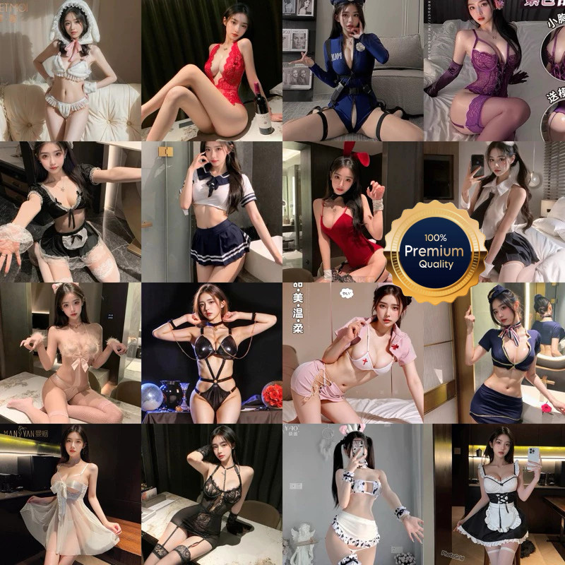 ชุดนอนเซ็กซี่ ชุดนอนไม่ได้นอน  รวมรุ่น R/R267  พร้อมส่ง  Yuyie888