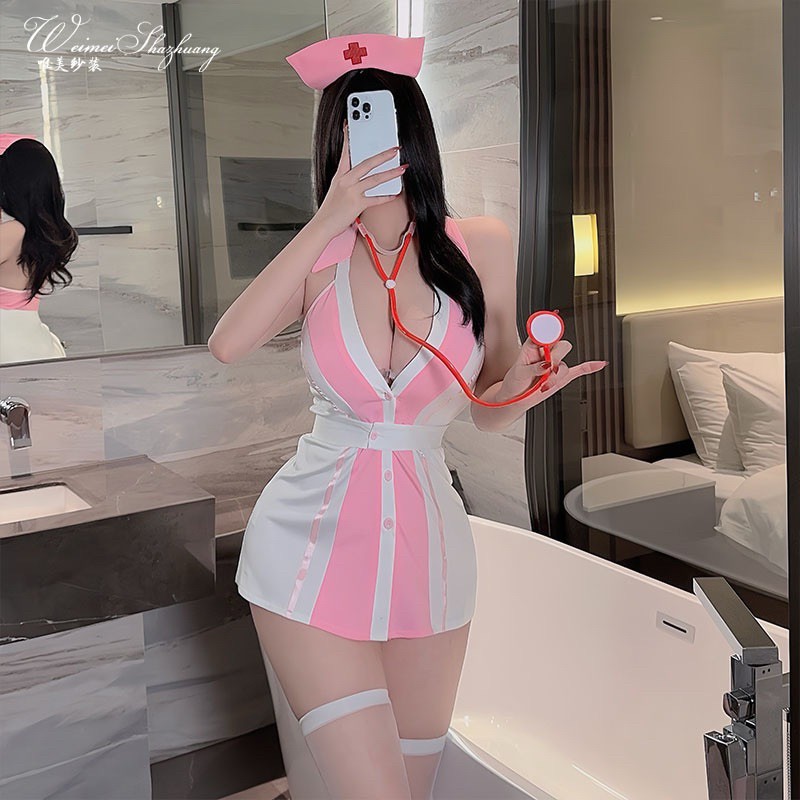ชุดคอสเพลย์พยาบาล ชุดนอนเซ็กซี่ ชุดยั่วแฟน PP2412 (VM)🏆เกรดพรีเมี่ยมแท้ 🇹🇭ส่งไวร้านไทย1-3วัน