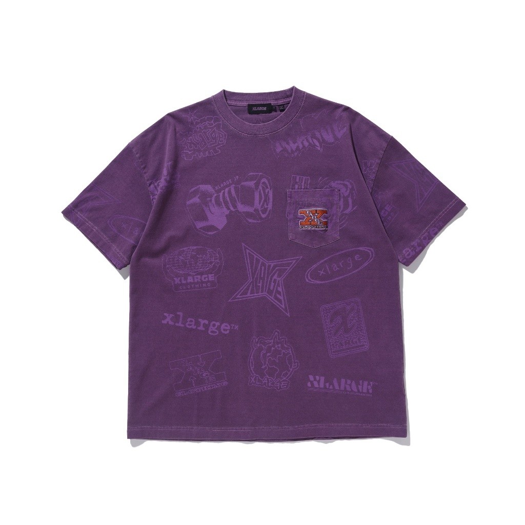 เสื้อยืดแขนสั้น XLARGE รุ่น Allover Printed S/S Pocket Tee