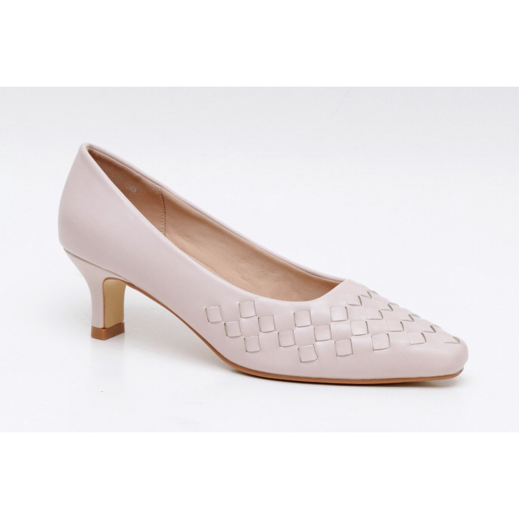 รองเท้าแฟชั่นคัทชู สีเบจ CZ COLLECTION 55-065