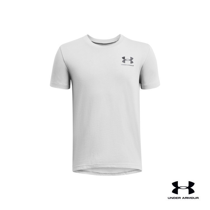 Under Armour เสื้อแขนสั้น UA Sportstyle Left Chest สำหรับเด็กผู้ชาย