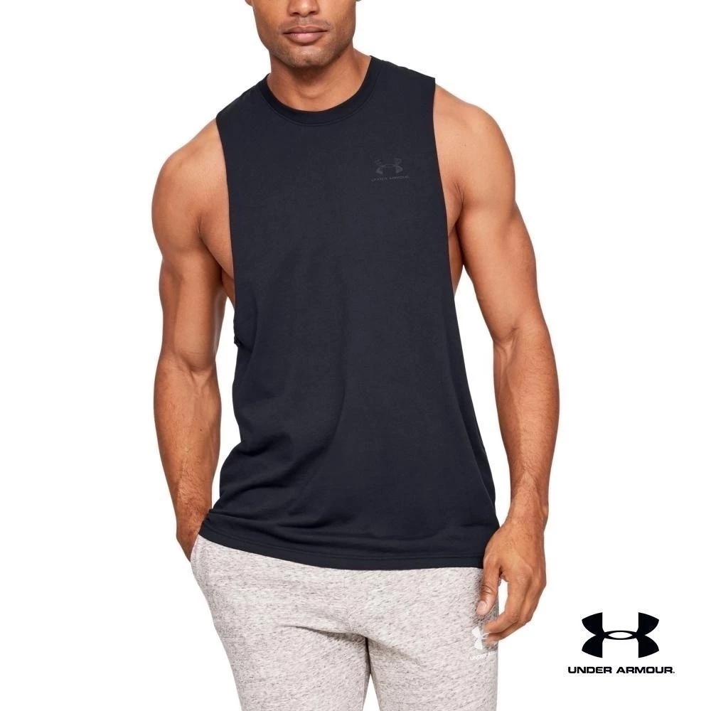 Under Armour UA Men's Sportstyle Left Cut-Off Tank อันเดอร์ อาร์เมอร์ เสื้อออกกำลังกายสำหรับผู้ชาย