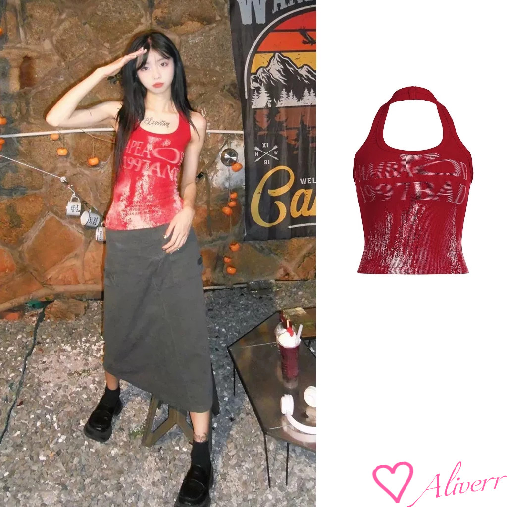 ❤️จัดส่ง 24 ชม❤️Y2K เสื้อกั๊กถัก เปิดหลัง เข้ารูป สไตล์วินเทจ สําหรับผู้หญิง 2025 LIVE