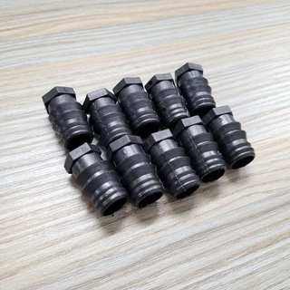 ข้อต่อ PE พีอี (10 ชิ้น): ตัวอุดปลายท่อ PE และ สายยาง : 16, 20, 25 มม. (ข้อต่อท่อ PE)
