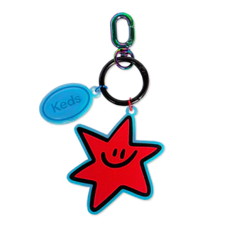 KEDS พวงกุญแจ รุ่น ACRYLIC KEYCHAIN Red Star Set หลากสี ( KF24ACK01004 )