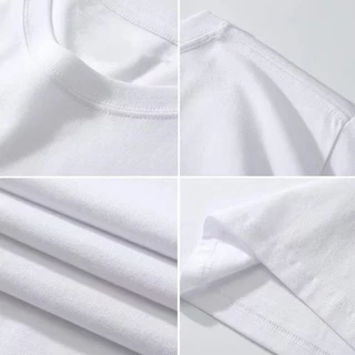 (Cotton 100%) Luvoro ลายกระต่ายและจิ้งจอกน่ารัก เสื้อยืดชาย Fox and Rabbit ผู้หญิง คอกลม สีดำ สีขาว ผ้าฝ้าย วัยผู้ใหญ่ ชุดคู่รัก Cotton 100 % ค1630/1631