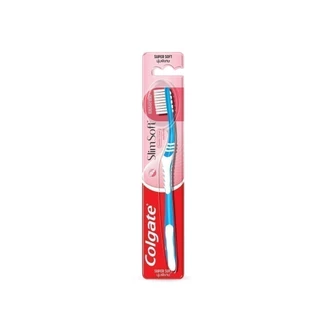 [มี 2 แพ็คให้เลือก] แปรงสีฟัน คอลเกต สลิมซอฟท์ เจนเทิล คลีน (คละสี) Colgate SlimSoft Gentle Clean Toothbrush
