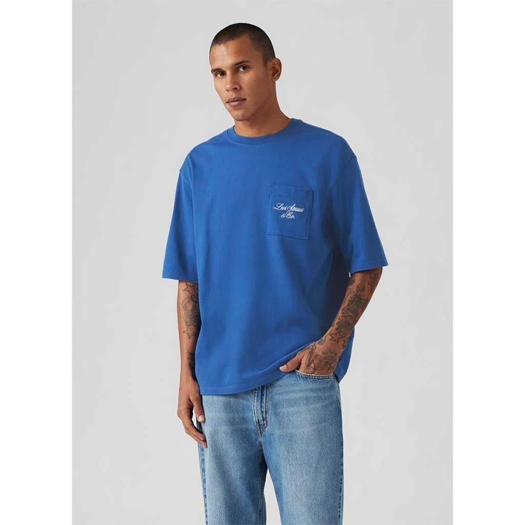 เสื้อยืดแขนสั้นผู้ชาย Levi's® Men's Half-Sleeve Graphic Pocket T-Shirt