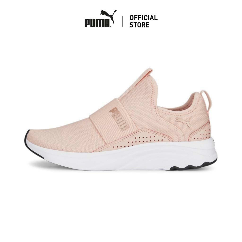 PUMA RUNNING - รองเท้าวิ่งแบบเปิดส้นผู้หญิง Softride Sophia Slip-on สีชมพู - 19516116
