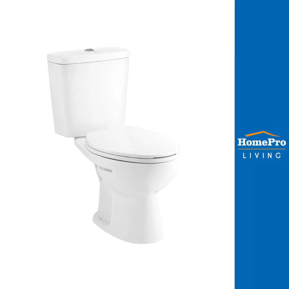 COTTO สุขภัณฑ์ 2 ชิ้น C13445 3/4.5 ลิตร สีขาว จัดส่งโดย HomePro ชักโครก โถส้วม