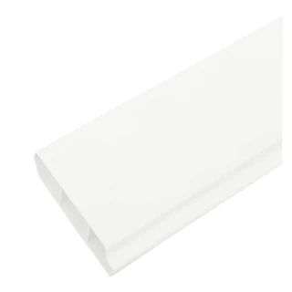 CROBERN บัวพื้น UPVC HOFFEN 9.8X240X2ซม. สีขาว จัดส่งโดย HomePro