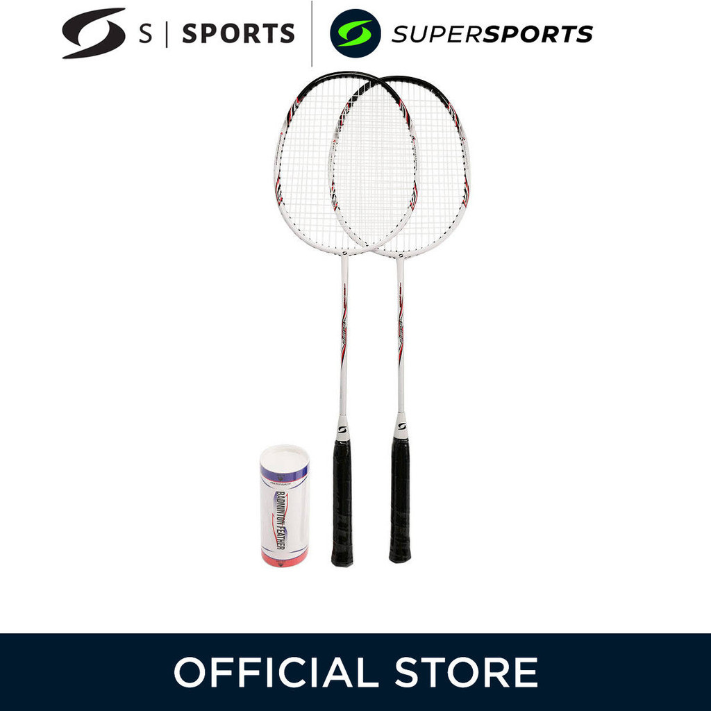 S SPORTS 02 สีขาว ชุดไม้แบดมินตัน