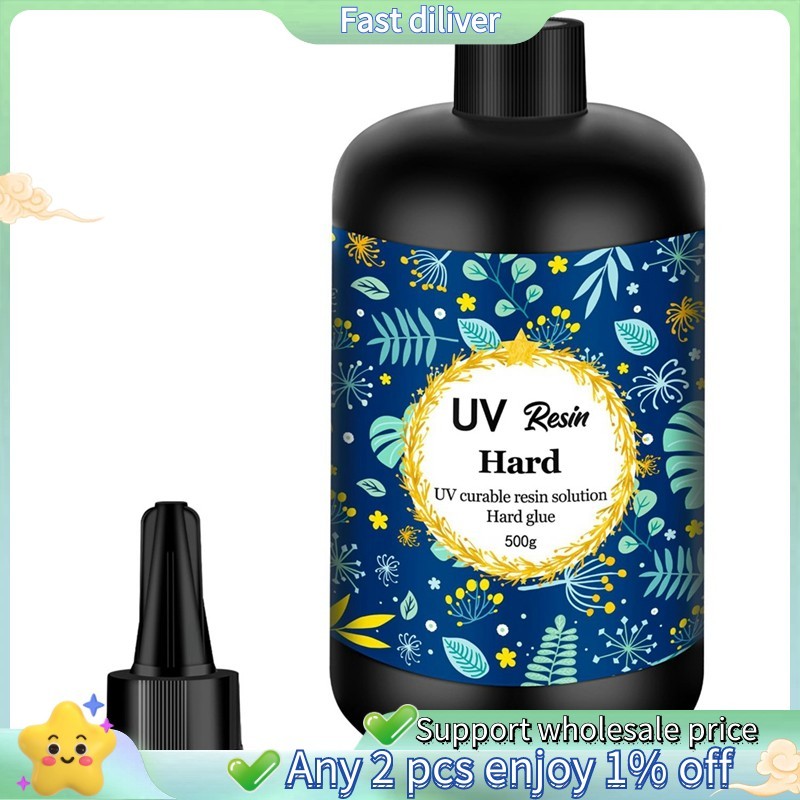 UV Resin Clear Hard Type เรซิ่นสําหรับ DIY UV เรซิ่นเครื่องประดับทํา