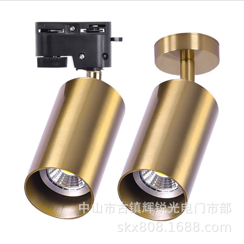 ไฟรางทอง รางเพดานอลูมิเนียมหรูหราสมัยใหม่ ใช้งานได้สองทาง LED ตัวเรือนโคมไฟติดผนัง