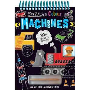 Scratch and Colour Machines (Scratch and Colour) [Hardcover]