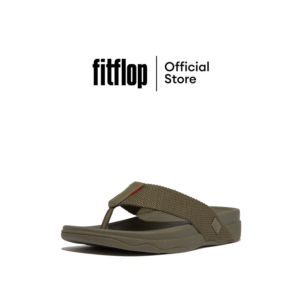 FITFLOP SURFER รองเท้าแตะแบบหูหนีบผู้ชาย รุ่น AQ2-B77 สี DEEP OLIVE