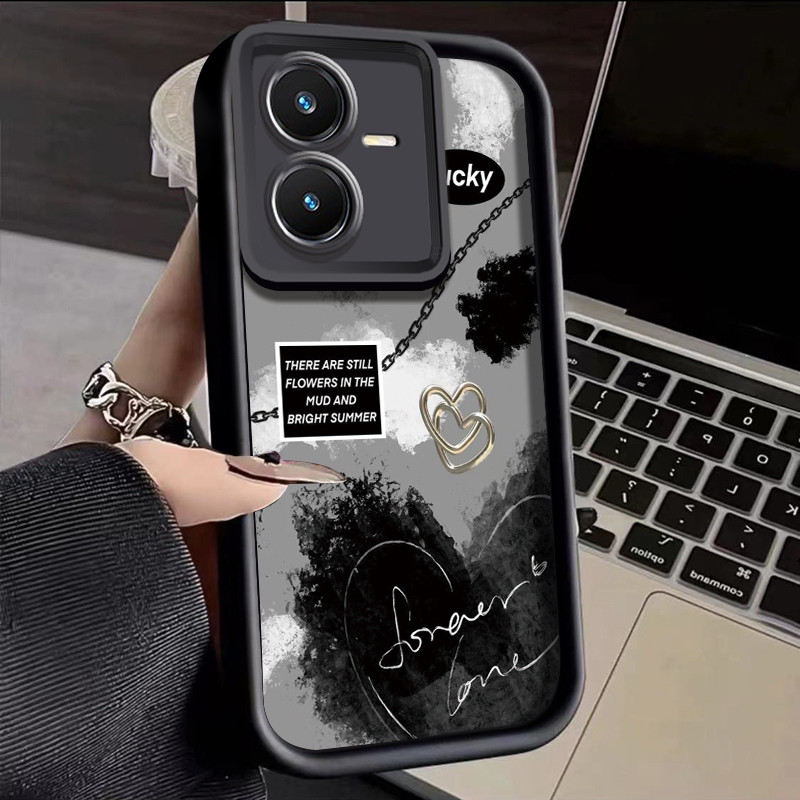 เคสสำหรับ VIVO Y22 VIVO Y22s เคสโทรศัพท์ซิลิโคนแฟชั่นพร้อมเปลือกนุ่มดูดซับแรงกระแทก