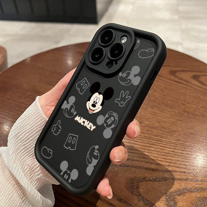 เคสสำหรับ VIVO Y21 Y21s Y21T Y21E Y21A Y21G Y33T Y33s เคสป้องกันซิลิโคนกันตกลายเคสโทรศัพท์มีลายมิกกี้มินนี่ - รูปที่ 3
