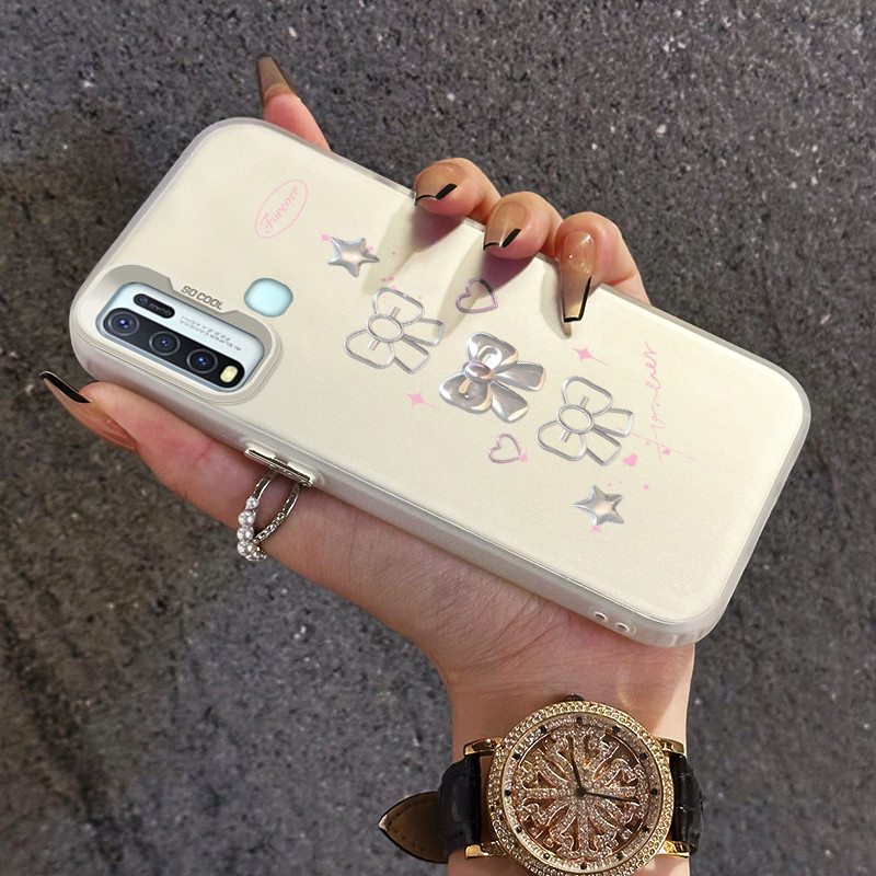 เคสสำหรับ VIVO Y50 Y30 Y30i Y51 2020 Y51A 2021 Y31 2021 Y53s Y33 เคสโทรศัพท์ TPU โปร่งใสกันกระแทก