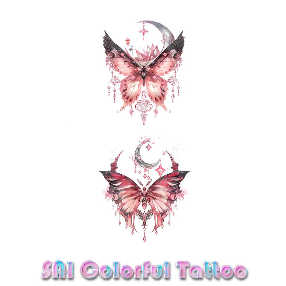 แทททู SAI COLORFUL TATTOO 18CM×11CM แทททูรอยสักกันน้ำ รอยสักชั่วคราว รอยสัก 167