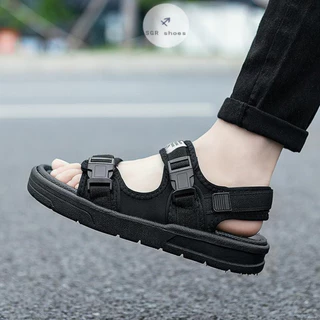 ⚡พร้อมส่ง⚡รองเท้าแตะรัดส้น น้ำหนักเบาสบาย ไม่ลื่น เพิ่มความมั่นใจในทุกการเดินทาง สไตล์เกาหลี Sandals