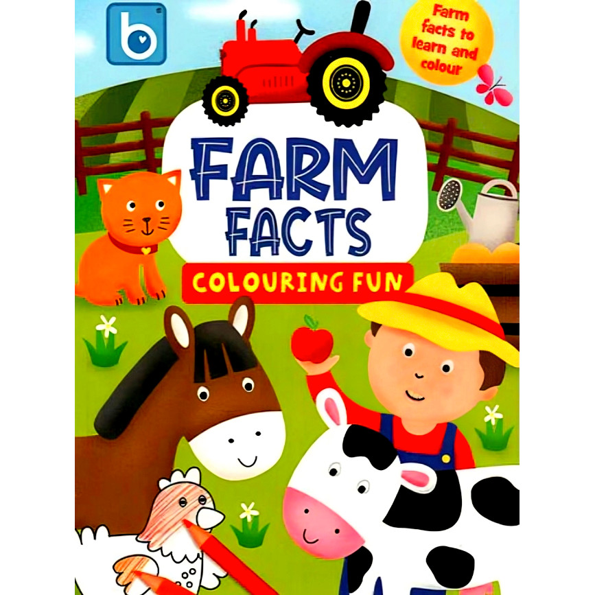 BBW หนังสือ Farm Facts: Colouring Fun ISBN: 9781912746798