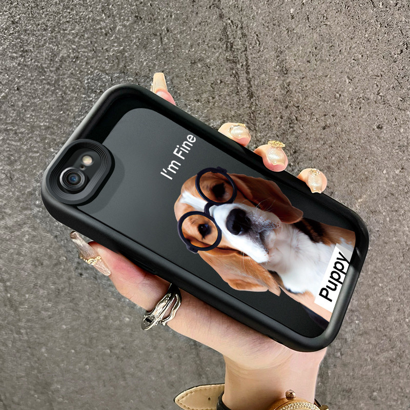 เคสสำหรับ iPhone 6 Plus 6s Plus 7 Plus 8 Plus SE 2020 เคสโทรศัพท์ใหม่ซิลิโคนกันกระแทกลายสุนัขแมวสัตว์เลี้ยง