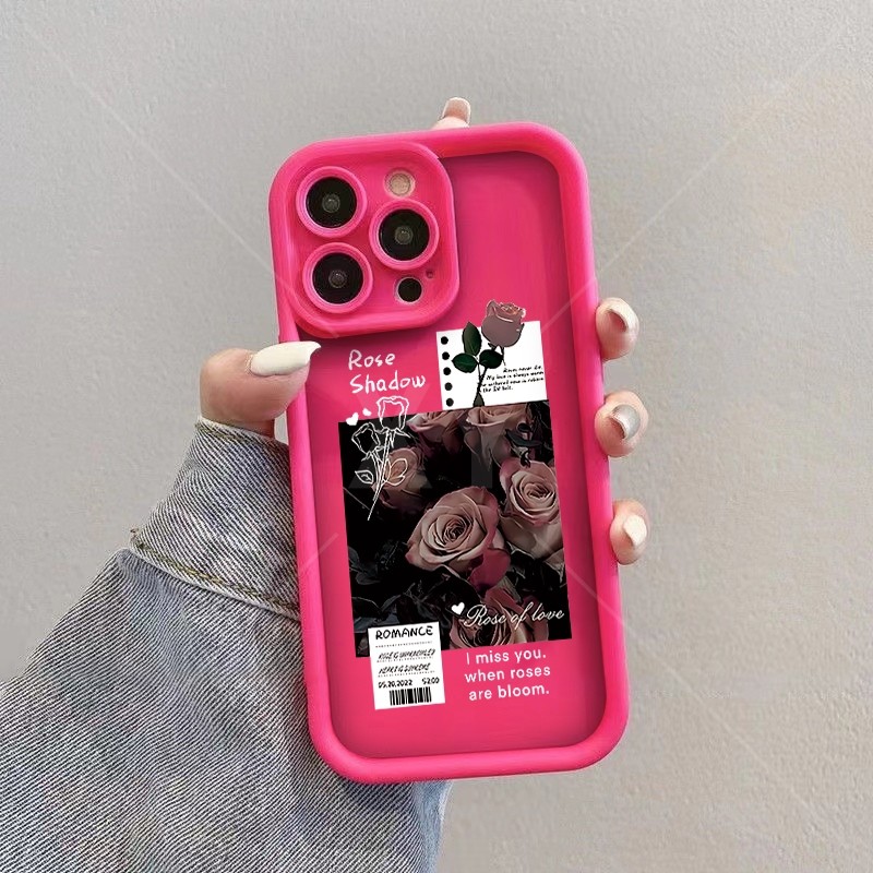 เคส Vivo V30E V30 5G V30 Pro 5G V11i V15 V15 Pro V20 Pro V17 V19 V20 SE V20 V23 5G V19 NEO V5 V5S V5 Lite V30 Lite 5G กรณีโทรศัพท์ Rose