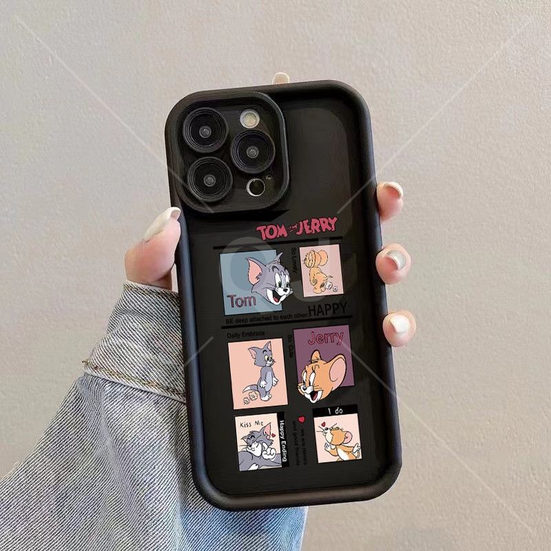 เคส POCO M6 5G POCO M6 4G POCO M6 Pro 4G POCO M6 Pro 5G POCO X6 Pro 5G POCO X6 5G POCO F6 Pro POCO X6 NEO POCO F6 POCO X4 Pro 5G POCO M4 Pro 4G POCO M5 4G POCO M4 5G POCO F3 POCO C61 4G การ์ตูน Tom and Jerry กรณีโทรศัพท์
