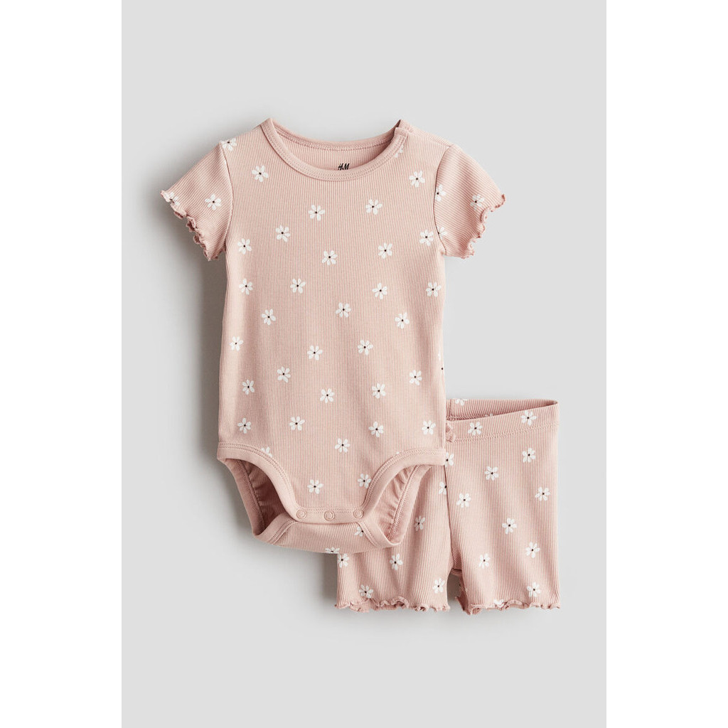 H&M Boy 2-piece ribbed cotton set 1147423_3