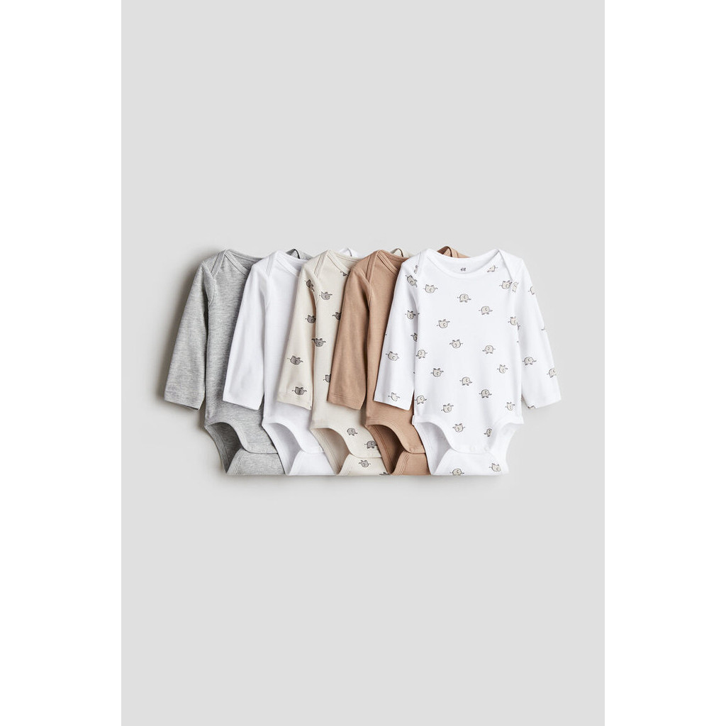 H&M Boy 5-pack long-sleeved bodysuits 0880118_3