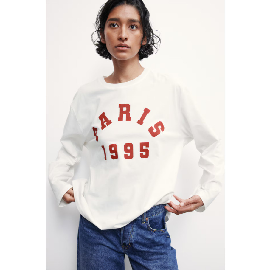 H&M Woman Long-sleeved jersey top 1247711_2