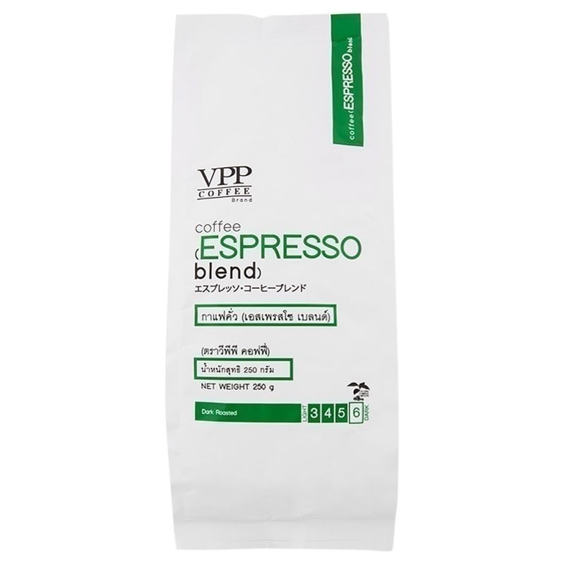 วีพีพีกาแฟคั่วบดเอสเพรสโซ่ 250กรัม [8850259009055]