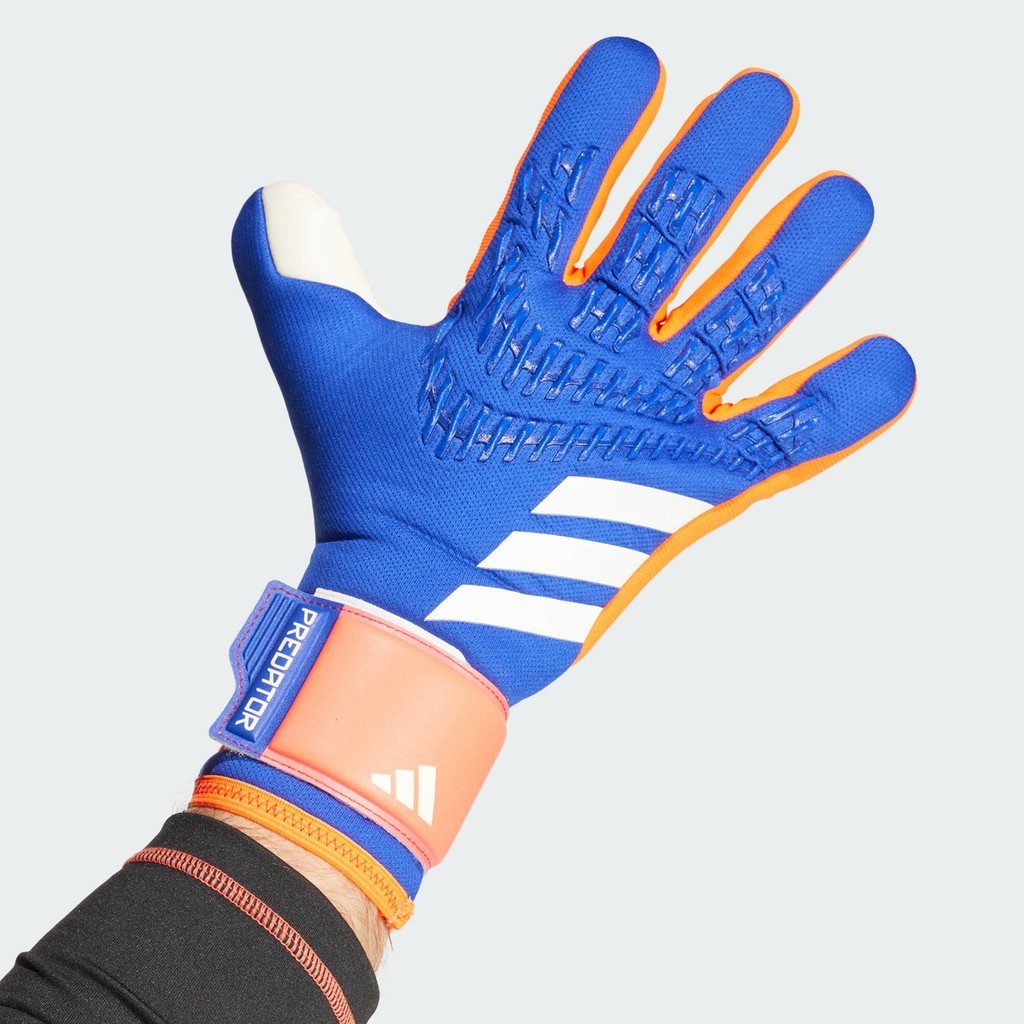 adidas ฟุตบอล ถุงมือผู้รักษาประตู Predator League Unisex สีน้ำเงิน IX3860