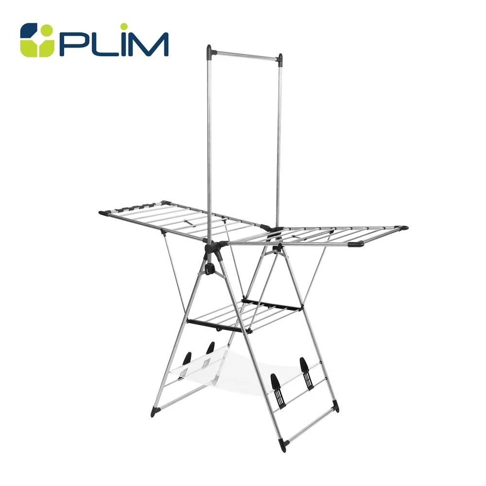 PLIM ราวตากผ้าแบบปีก พร้อมราวแขวน 156.5x68x192 ซม. จัดส่งโดย HomePro