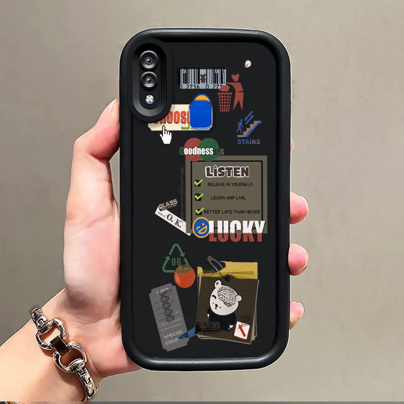 เคสสำหรับ VIVO Y95 Y93 Y93s Y91 Y91i เคสโทรศัพท์อินเทรนด์พร้อมเคสป้องกันการกระแทกซิลิโคนนิ่ม