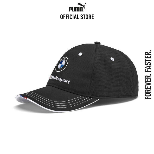 PUMA AUTO - หมวกเบสบอล BMW M Motorsport สีดำ - 02253601