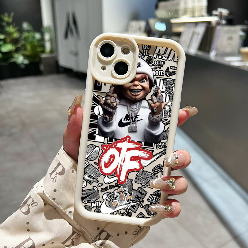 เคสสำหรับ VIVO V25 5G VIVO V25E VIVO X80 Lite 5G เคสนิ่มเคสป้องกันแบบกันแรงสั่นสะเทือนเคสซิลิโคนซิลิโคนโทรศัพท์สนุกสนาน - รูปที่ 3